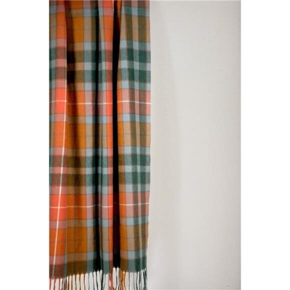 Long & Wide Scottish Tartan Plaid Shawl Wrap – Soft Cashmere Feel 80" x 30" in - Picture 4 of 6